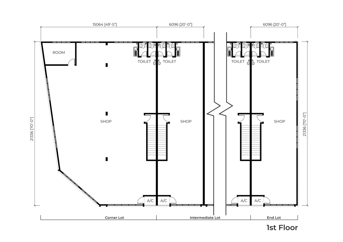 1st Floor – Lot 1–14